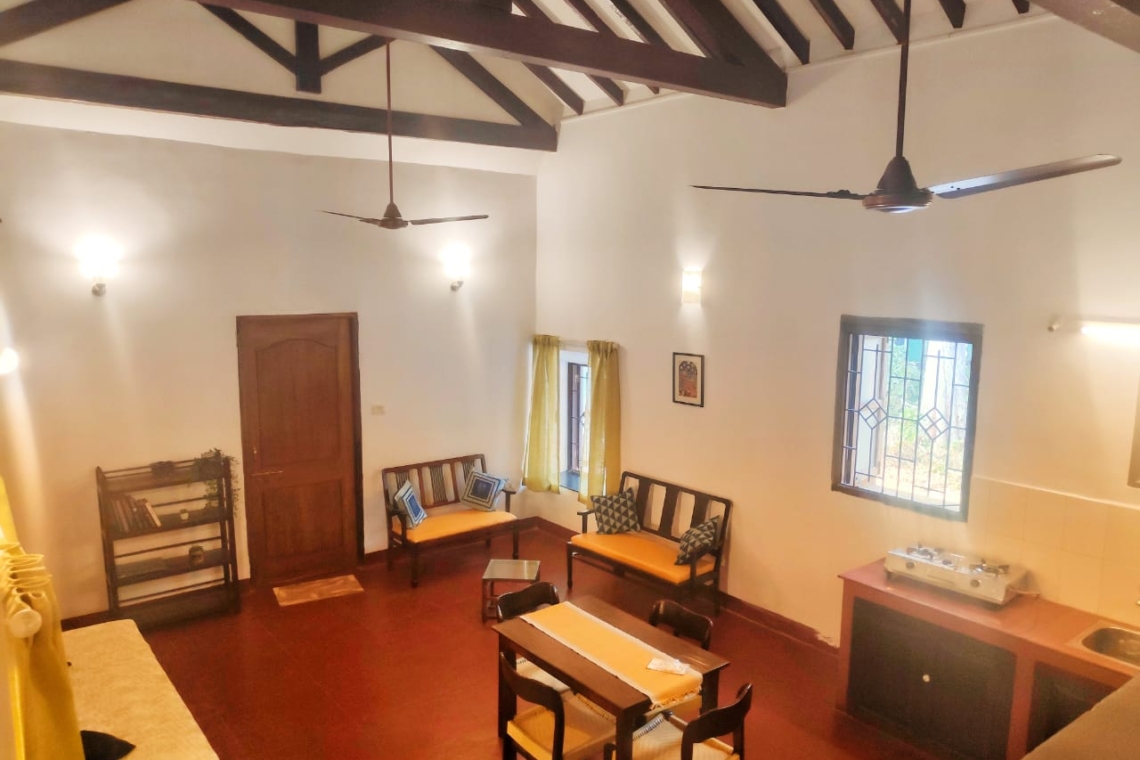 1bhk heritage villa in sangolda
